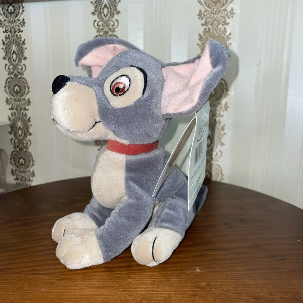 DISNEY STORE Lady and the Tramp - Mini Bean Bag Tramp Dog Plush 6.5
